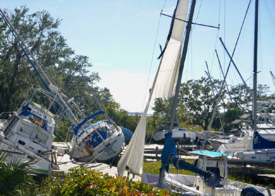 Palmetto Bay Marina Destroyed